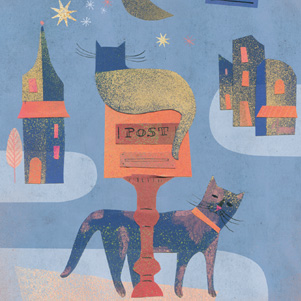 Cats and mailbox - Marianna Sztyma