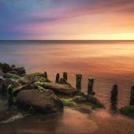 Poland - Love to be here... - Baltic Sea at sunset