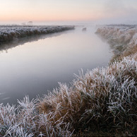 Poland - Love to be here... - Frosty morning on the Narew river