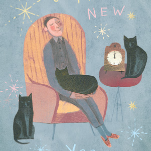 Marianna Sztyma - New Year with cats